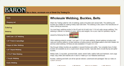 Desktop Screenshot of baronbelts.com