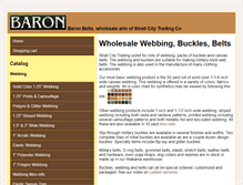 Tablet Screenshot of baronbelts.com